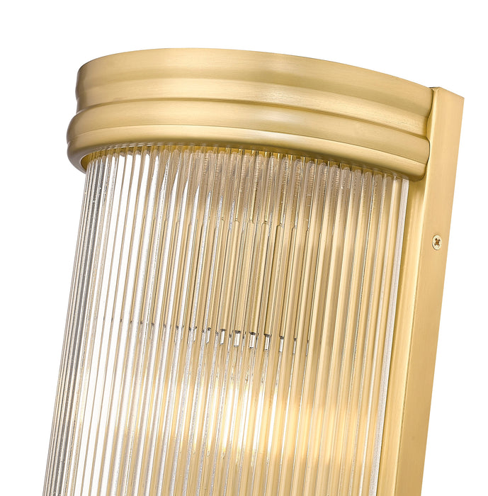 Wall Sconce Z-Lite 7504-2S-MGLD Modern Gold Carnaby 2 Light Wall Sconce Z-Lite