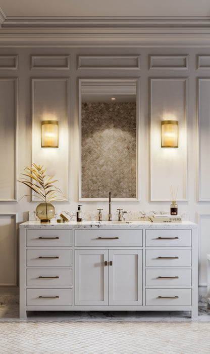 Wall Sconce Z-Lite 7504-2S-MGLD Modern Gold Carnaby 2 Light Wall Sconce Z-Lite