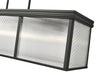 Linear Chandelier Z-Lite 7504-42L-MB Matte Black Carnaby 10 Light Pendant Z-Lite