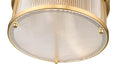 Flush Mount Z-Lite 7504FR13-MGLD Modern Gold Carnaby 2 Light Flush Mount Z-Lite