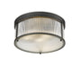 Flush Mount Z-Lite 7504FR18-MB Matte Black Carnaby 4 Light Flush Mount Z-Lite