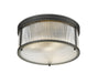 Flush Mount Z-Lite 7504FR18-MB Matte Black Carnaby 4 Light Flush Mount Z-Lite