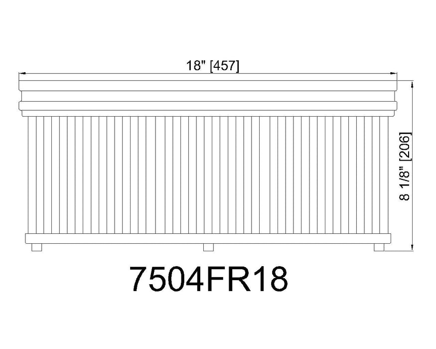 Flush Mount Z-Lite 7504FR18-MB Matte Black Carnaby 4 Light Flush Mount Z-Lite