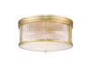 Flush Mount Z-Lite 7504FR18-MGLD Modern Gold Carnaby 4 Light Flush Mount Z-Lite