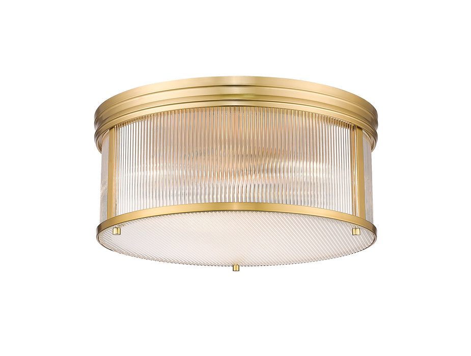 Flush Mount Z-Lite 7504FR18-MGLD Modern Gold Carnaby 4 Light Flush Mount Z-Lite