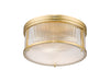 Flush Mount Z-Lite 7504FR18-MGLD Modern Gold Carnaby 4 Light Flush Mount Z-Lite
