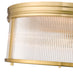 Flush Mount Z-Lite 7504FR18-MGLD Modern Gold Carnaby 4 Light Flush Mount Z-Lite