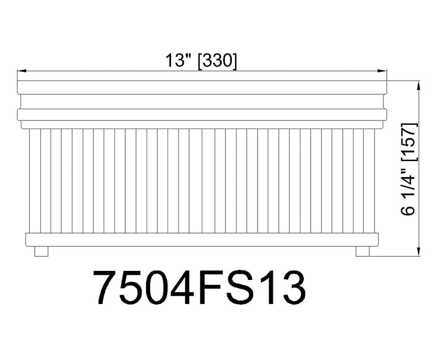 Flush Mount Z-Lite 7504FS13-MB Matte Black Carnaby 2 Light Flush Mount Z-Lite