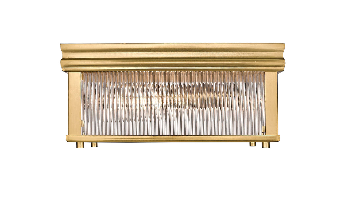Flush Mount Z-Lite 7504FS13-MGLD Modern Gold Carnaby 2 Light Flush Mount Z-Lite