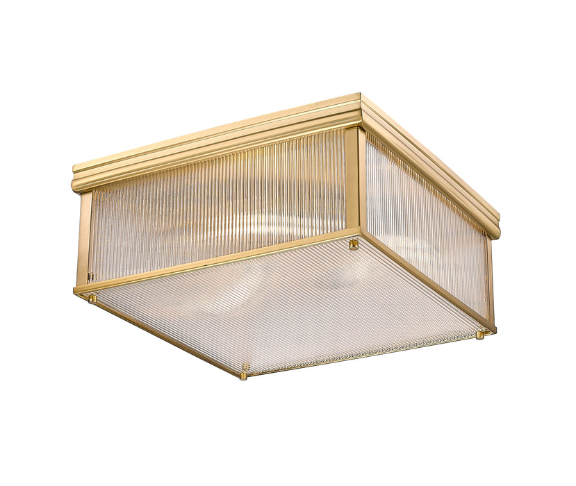 Flush Mount Z-Lite 7504FS18-MGLD Modern Gold Carnaby 4 Light Flush Mount Z-Lite