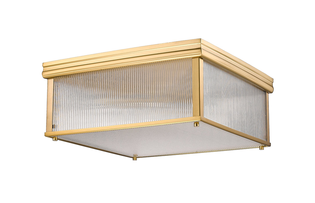 Flush Mount Z-Lite 7504FS18-MGLD Modern Gold Carnaby 4 Light Flush Mount Z-Lite
