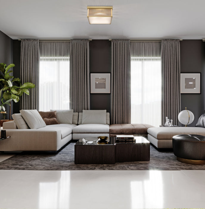 Flush Mount Z-Lite 7504FS18-MGLD Modern Gold Carnaby 4 Light Flush Mount Z-Lite