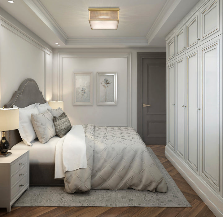 Flush Mount Z-Lite 7504FS18-MGLD Modern Gold Carnaby 4 Light Flush Mount Z-Lite