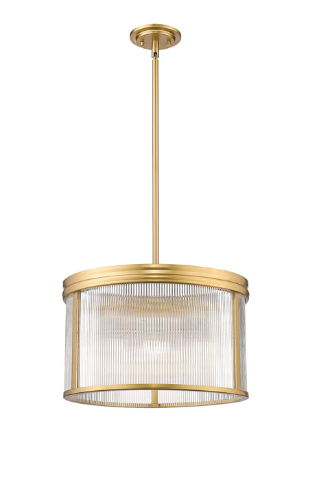 Pendant Z-Lite 7504P18-MGLD Modern Gold Carnaby 5 Light Pendant Z-Lite