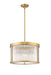 Pendant Z-Lite 7504P18-MGLD Modern Gold Carnaby 5 Light Pendant Z-Lite