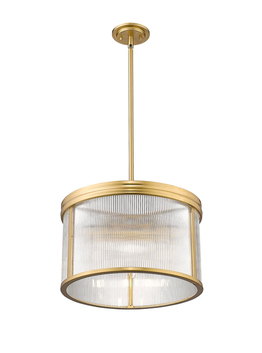 Pendant Z-Lite 7504P18-MGLD Modern Gold Carnaby 5 Light Pendant Z-Lite