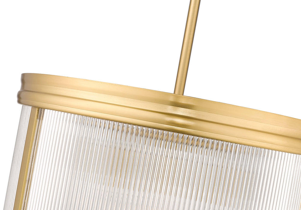 Pendant Z-Lite 7504P18-MGLD Modern Gold Carnaby 5 Light Pendant Z-Lite