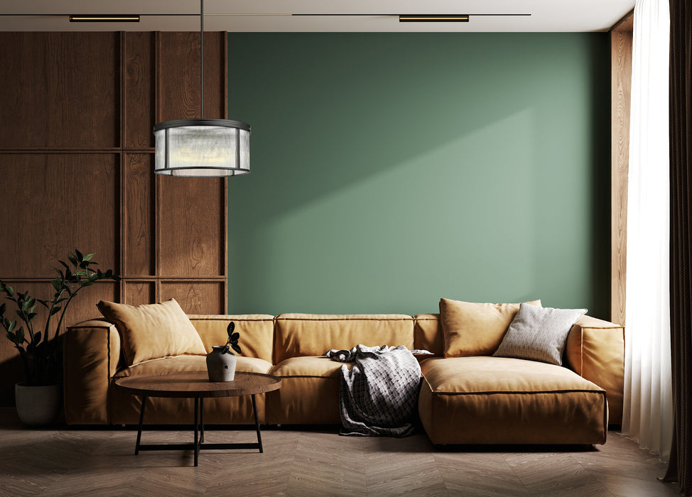 Chandelier Z-Lite 7504P24-MB Matte Black Carnaby 6 Light Chandelier Z-Lite