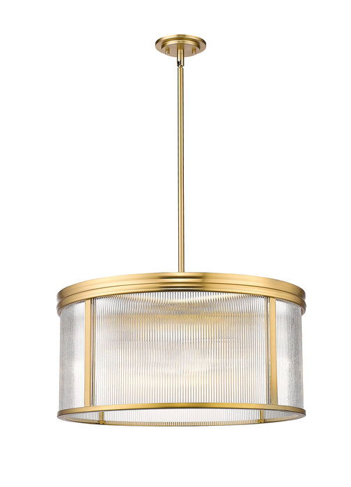 Chandelier Z-Lite 7504P24-MGLD Modern Gold Carnaby 6 Light Chandelier Z-Lite