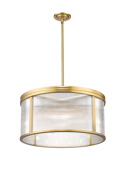 Chandelier Z-Lite 7504P24-MGLD Modern Gold Carnaby 6 Light Chandelier Z-Lite