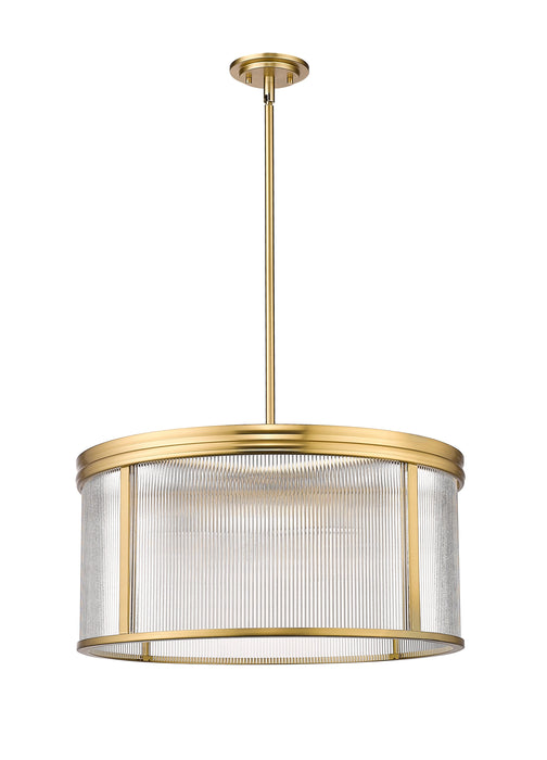 Chandelier Z-Lite 7504P24-MGLD Modern Gold Carnaby 6 Light Chandelier Z-Lite