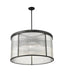 Chandelier Z-Lite 7504P32-MB Matte Black Carnaby 9 Light Chandelier Z-Lite