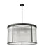 Chandelier Z-Lite 7504P32-MB Matte Black Carnaby 9 Light Chandelier Z-Lite