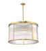 Chandelier Z-Lite 7504P32-MGLD Modern Gold Carnaby 9 Light Chandelier Z-Lite