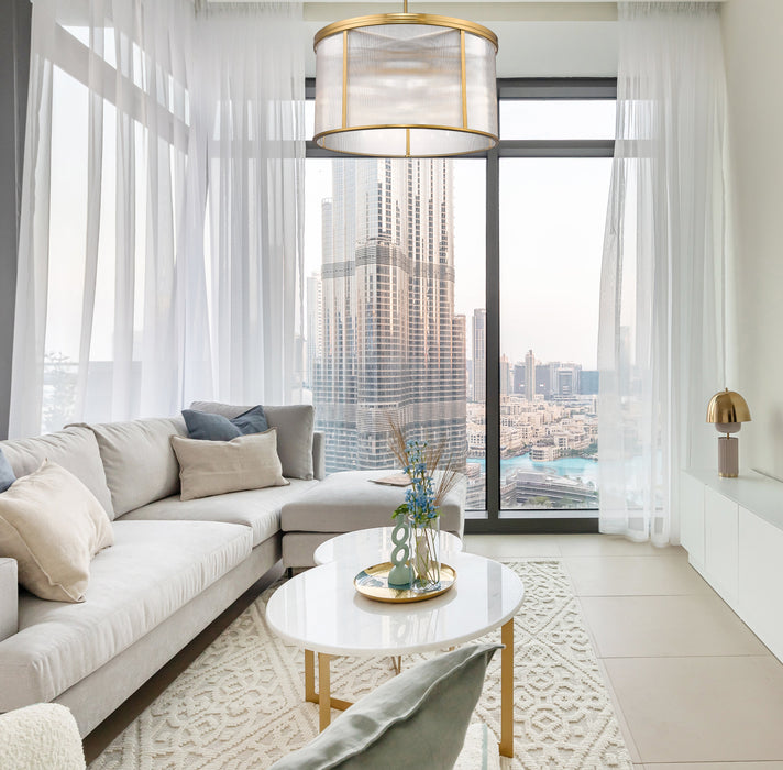 Chandelier Z-Lite 7504P32-MGLD Modern Gold Carnaby 9 Light Chandelier Z-Lite