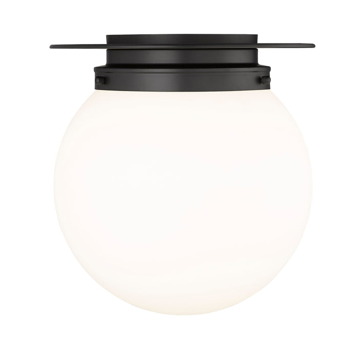 Flush Mount Z-Lite 7505F13-MB Matte Black Calhoun 1 Light Flush Mount Z-Lite