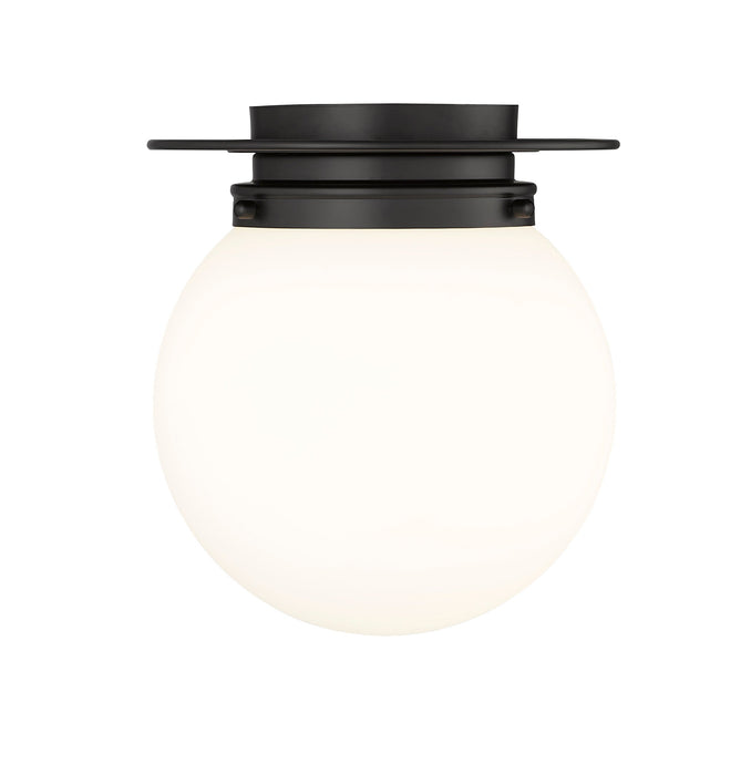 Flush Mount Z-Lite 7505F9-MB Matte Black Calhoun 1 Light Flush Mount Z-Lite