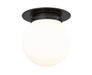 Flush Mount Z-Lite 7505F9-MB Matte Black Calhoun 1 Light Flush Mount Z-Lite