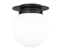Flush Mount Z-Lite 7505F9-MB Matte Black Calhoun 1 Light Flush Mount Z-Lite