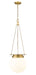 Pendant Z-Lite 7505P13-HBR Heritage Brass Calhoun 1 Light Pendant Z-Lite