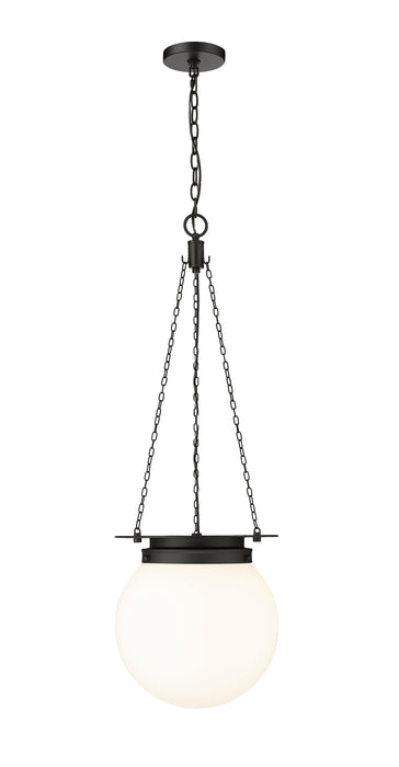 Pendant Z-Lite 7505P13-MB Matte Black Calhoun 1 Light Pendant Z-Lite
