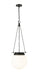Pendant Z-Lite 7505P13-MB Matte Black Calhoun 1 Light Pendant Z-Lite
