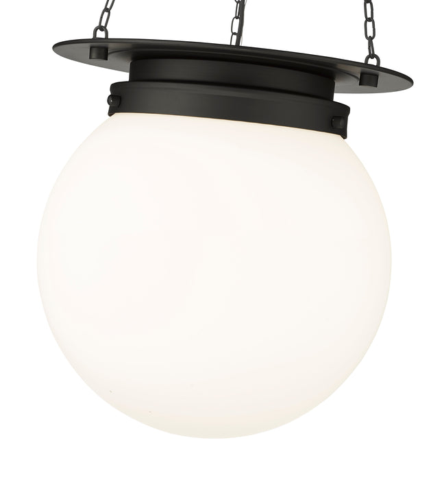 Pendant Z-Lite 7505P13-MB Matte Black Calhoun 1 Light Pendant Z-Lite