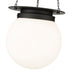 Pendant Z-Lite 7505P13-MB Matte Black Calhoun 1 Light Pendant Z-Lite