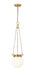 Pendant Z-Lite 7505P9-HBR Heritage Brass Calhoun 1 Light Pendant Z-Lite