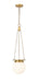 Pendant Z-Lite 7505P9-HBR Heritage Brass Calhoun 1 Light Pendant Z-Lite