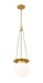 Pendant Z-Lite 7505P9-HBR Heritage Brass Calhoun 1 Light Pendant Z-Lite
