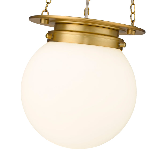Pendant Z-Lite 7505P9-HBR Heritage Brass Calhoun 1 Light Pendant Z-Lite