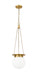 Pendant Z-Lite 7505P9-HBR Heritage Brass Calhoun 1 Light Pendant Z-Lite