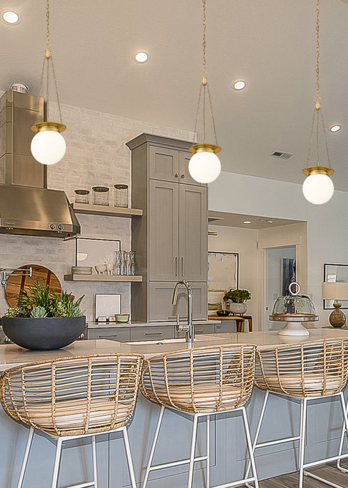 Pendant Z-Lite 7505P9-HBR Heritage Brass Calhoun 1 Light Pendant Z-Lite