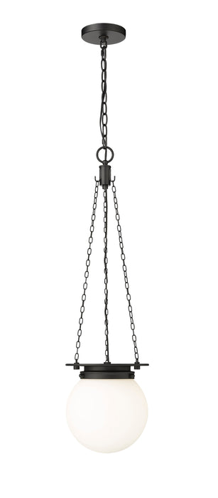 Pendant Z-Lite 7505P9-MB Matte Black Calhoun 1 Light Pendant Z-Lite