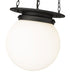 Pendant Z-Lite 7505P9-MB Matte Black Calhoun 1 Light Pendant Z-Lite