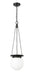 Pendant Z-Lite 7505P9-MB Matte Black Calhoun 1 Light Pendant Z-Lite