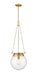 Pendant Z-Lite 7506P13-HBR Heritage Brass Calhoun 1 Light Pendant Z-Lite