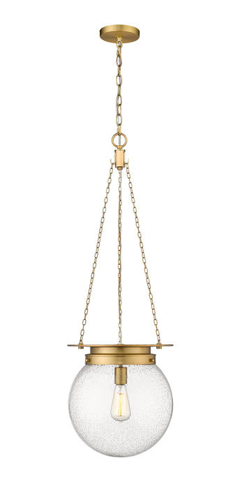 Pendant Z-Lite 7506P13-HBR Heritage Brass Calhoun 1 Light Pendant Z-Lite