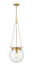 Pendant Z-Lite 7506P13-HBR Heritage Brass Calhoun 1 Light Pendant Z-Lite
